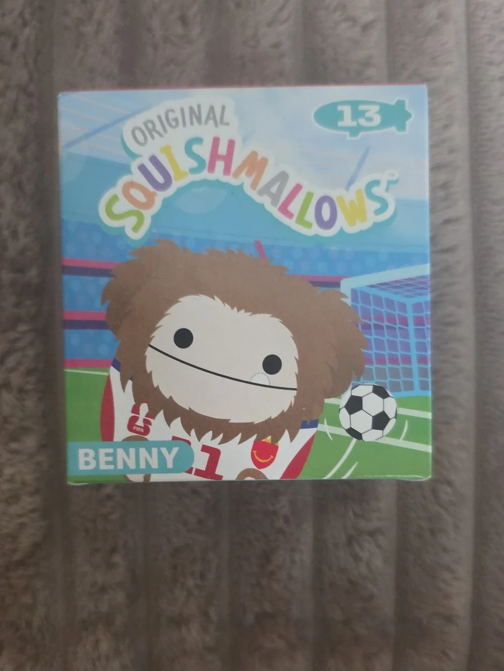 Squishmallows Benny Plush - Brown, White, Black